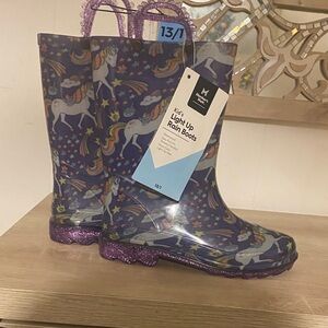 Magical Unicorn Kids' Light-Up Boots